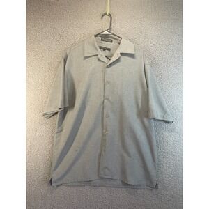 Vintage Domani Collection  shirt sleeve Dress Shirt Mens‎ large